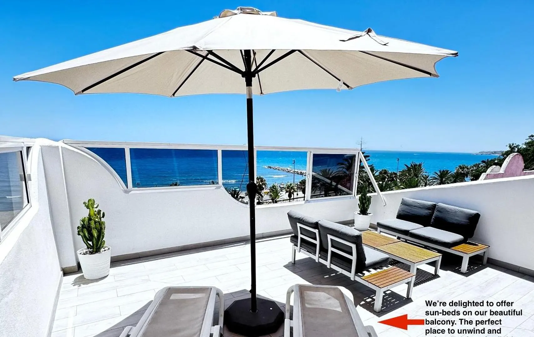 Beachfront Heaven Apartment - Carvajal Beach Fuengirola Spain
